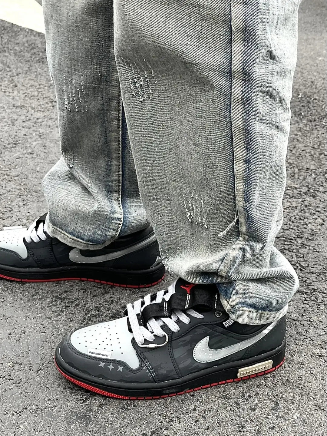 Night Ride - Men's Jordan 1 Low Custom