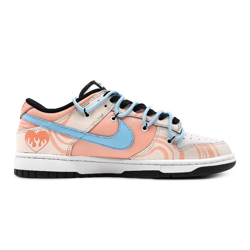 A Heart-Stirring Melody - Dunk Skateboarding Shoes Women's Low-top Chalk White
