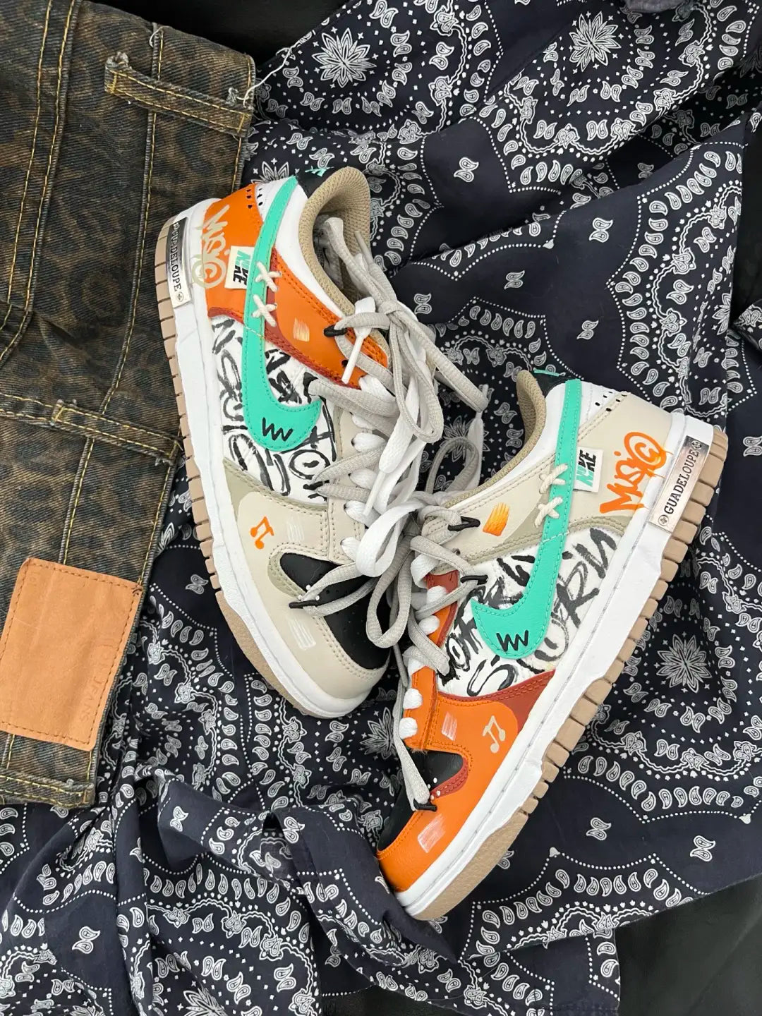 Sunset Mix - Beige Orange Women's