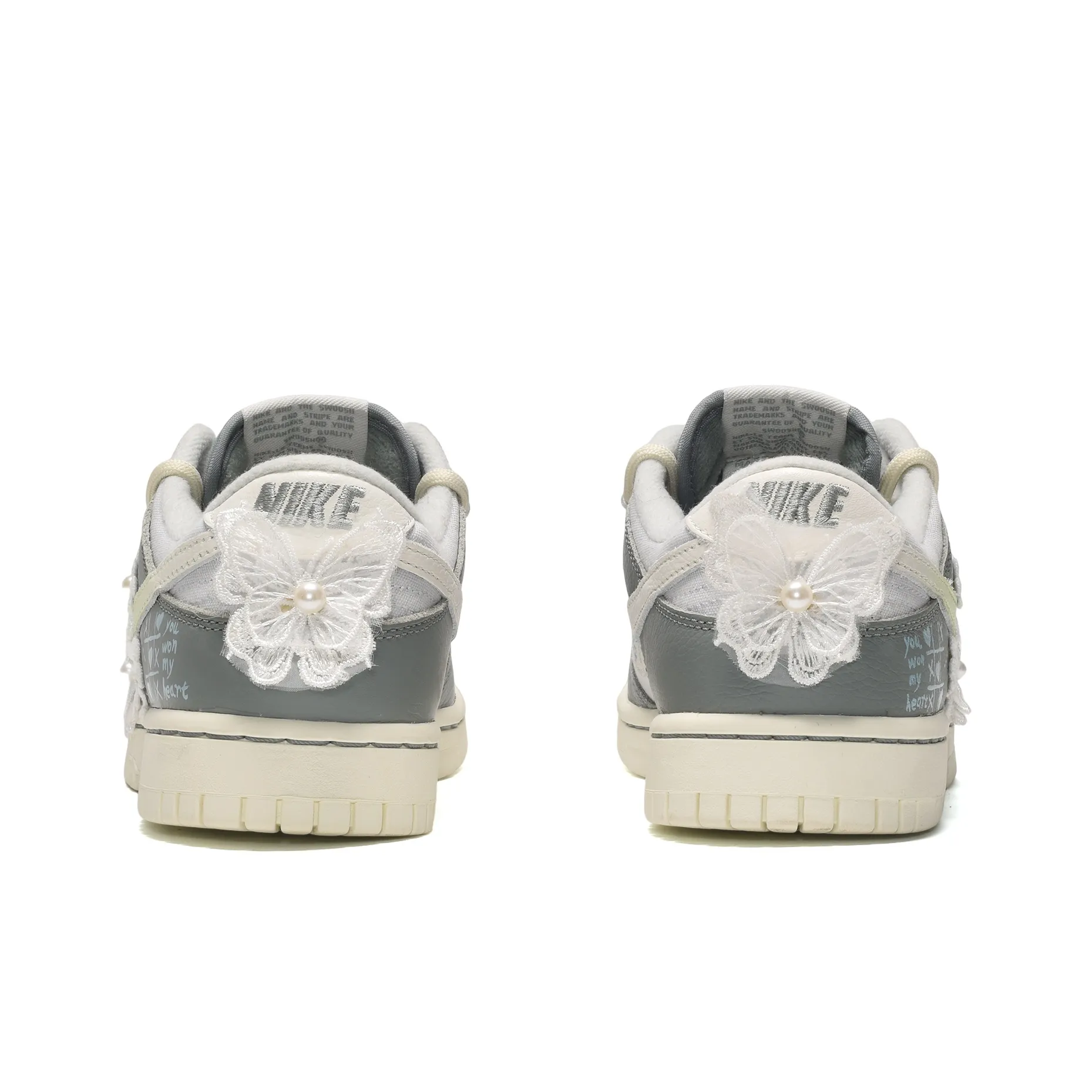 Pearl Confession Letter- Dunk Skateboarding Shoes Unisex Low-top