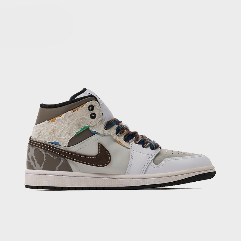 White Mountain - Men's Jordan 1 Mid Custom
