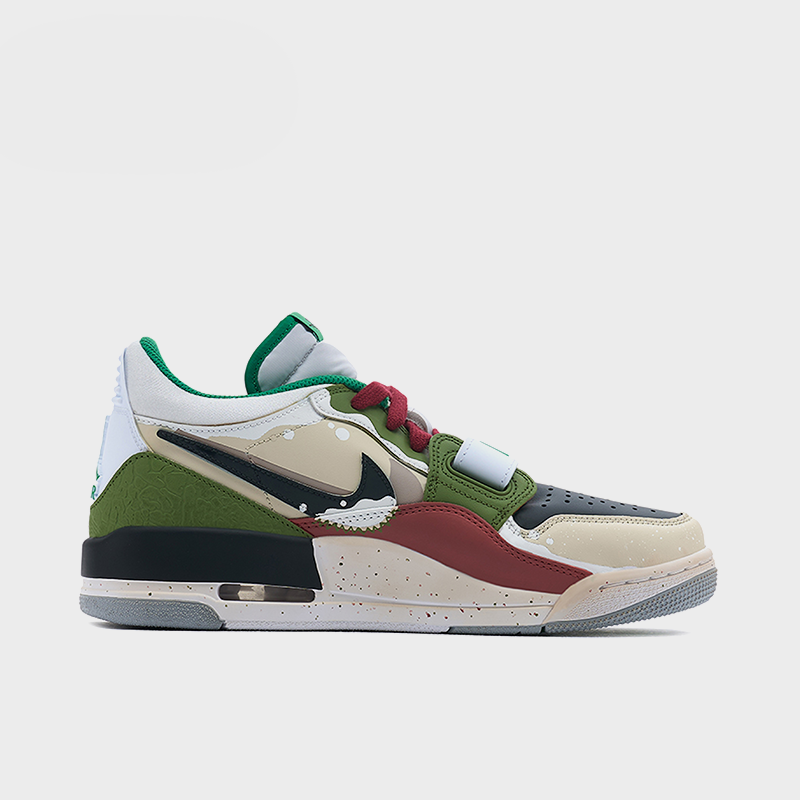 Snow on Winter Fields - Men's Jordan Legacy 312 Custom