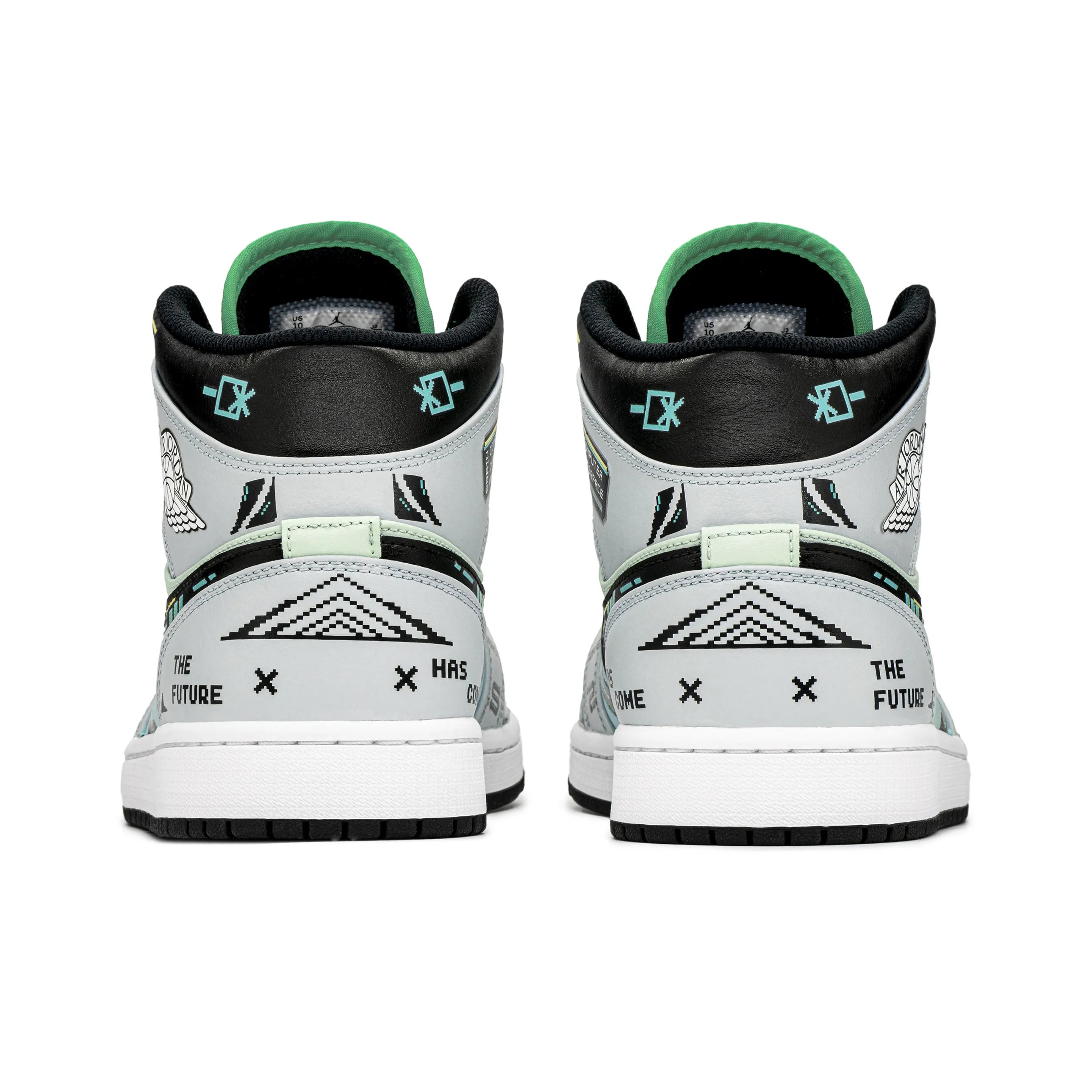 FZBB Cyberpunk - Men's Jordan 1 Mid Custom