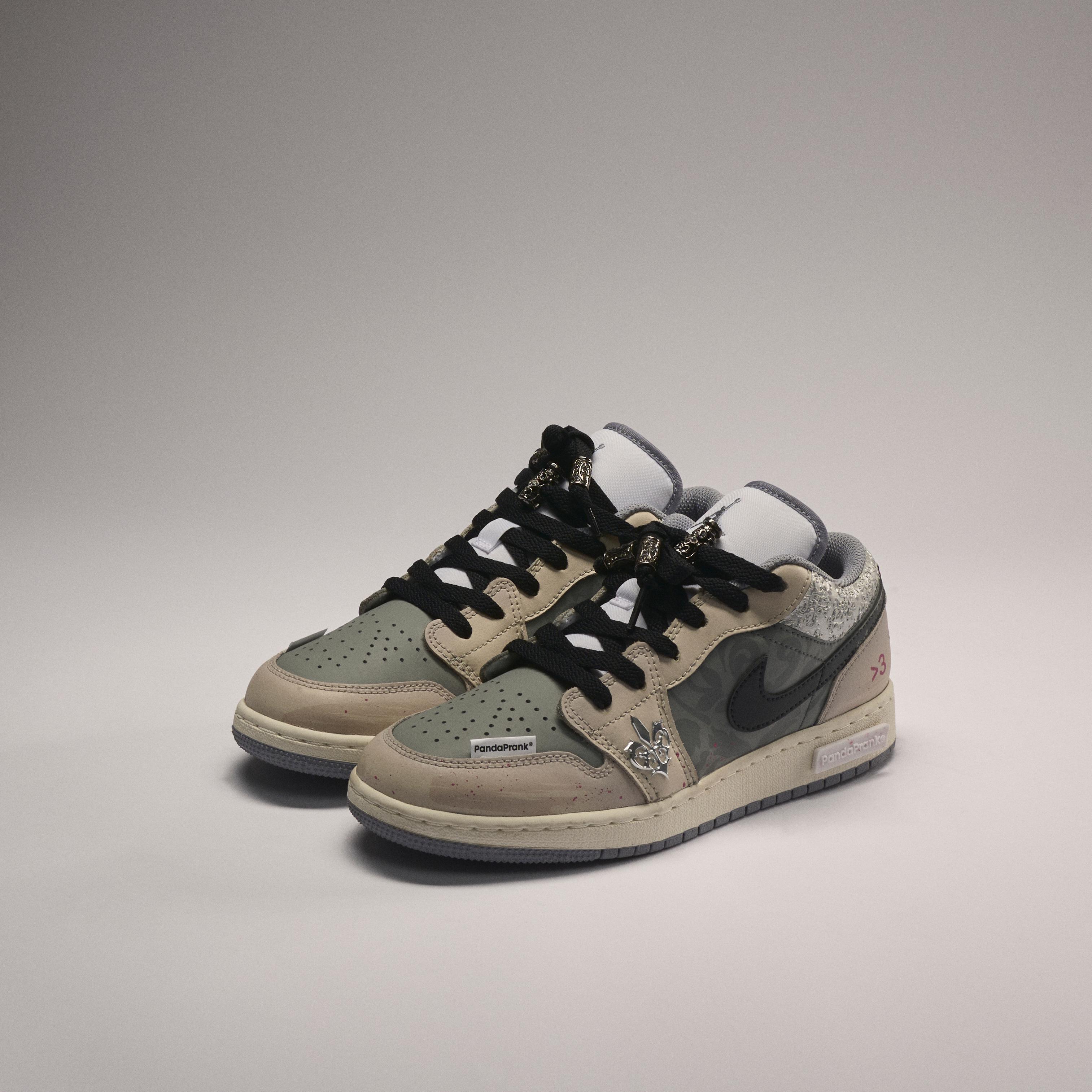 Moonlight Vintage - Women's Jordan 1 Low Custom