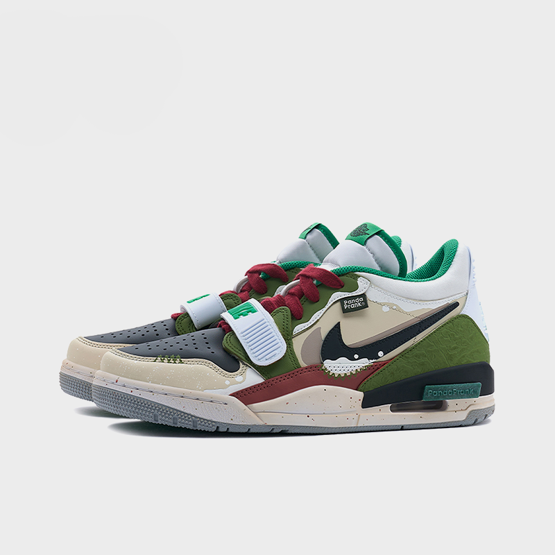 Snow on Winter Fields - Men's Jordan Legacy 312 Custom