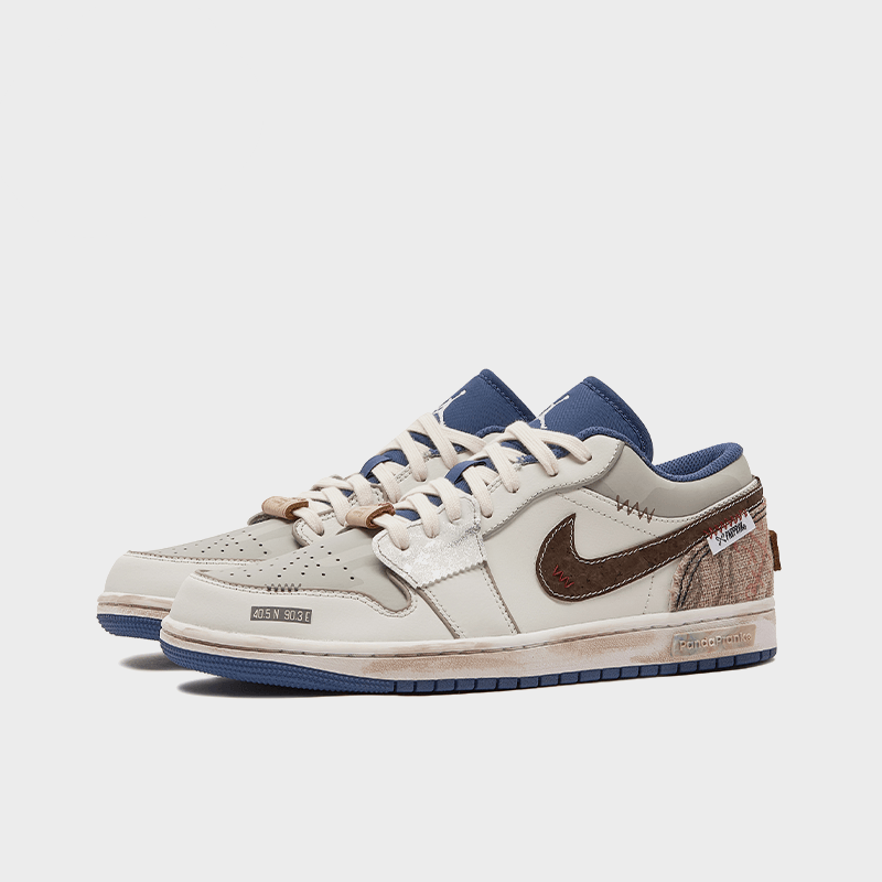 Treading the Waves - Men's Jordan 1 Low Custom