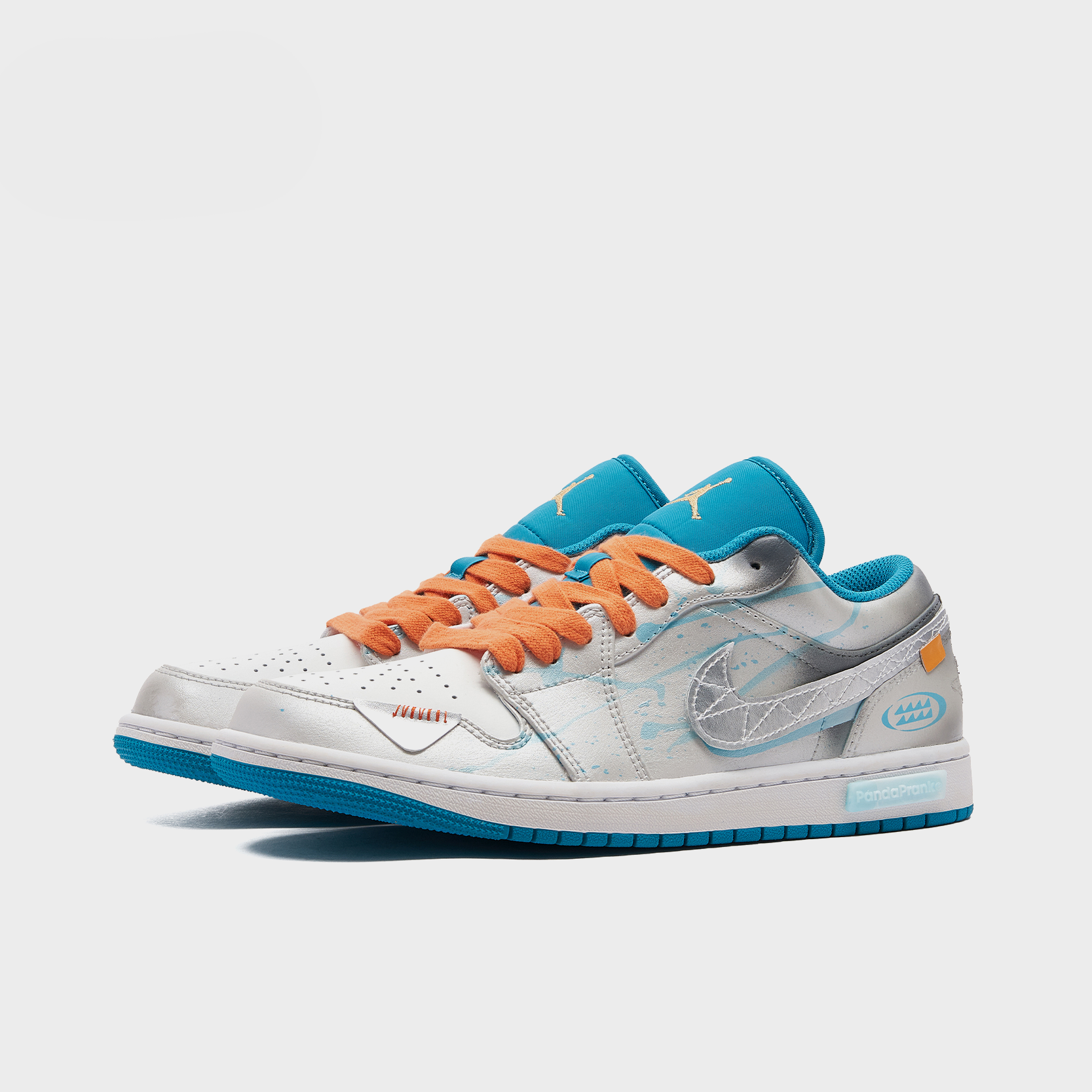 Summer Wave - Men's Jordan 1 Low Custom