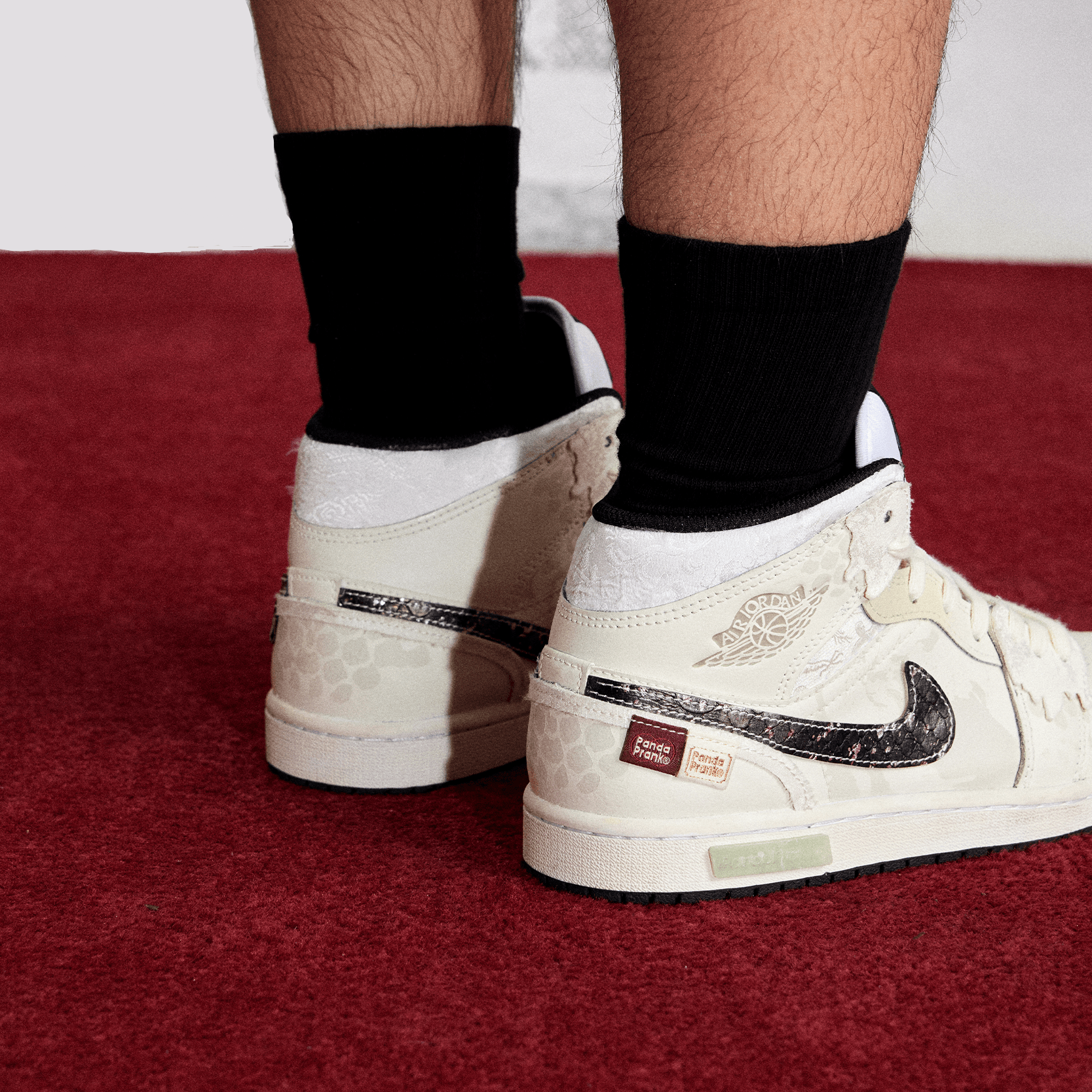 Vibrant Snake Renewal - Men's Jordan 1 Mid Custom