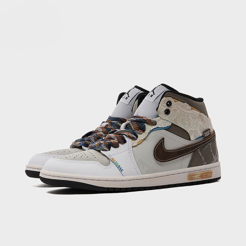 White Mountain - Men's Jordan 1 Mid Custom