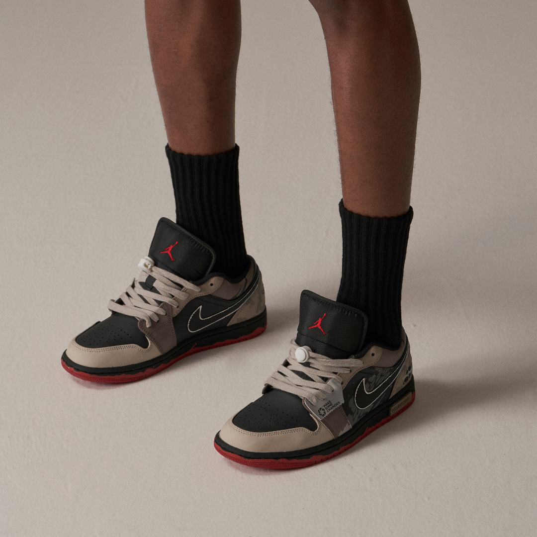 Sand Chase - Men's Jordan 1 Low Custom