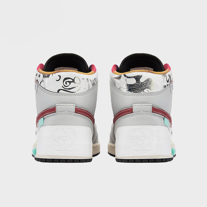 Silver Patterns - Men's Jordan 1 Mid CNY Custom