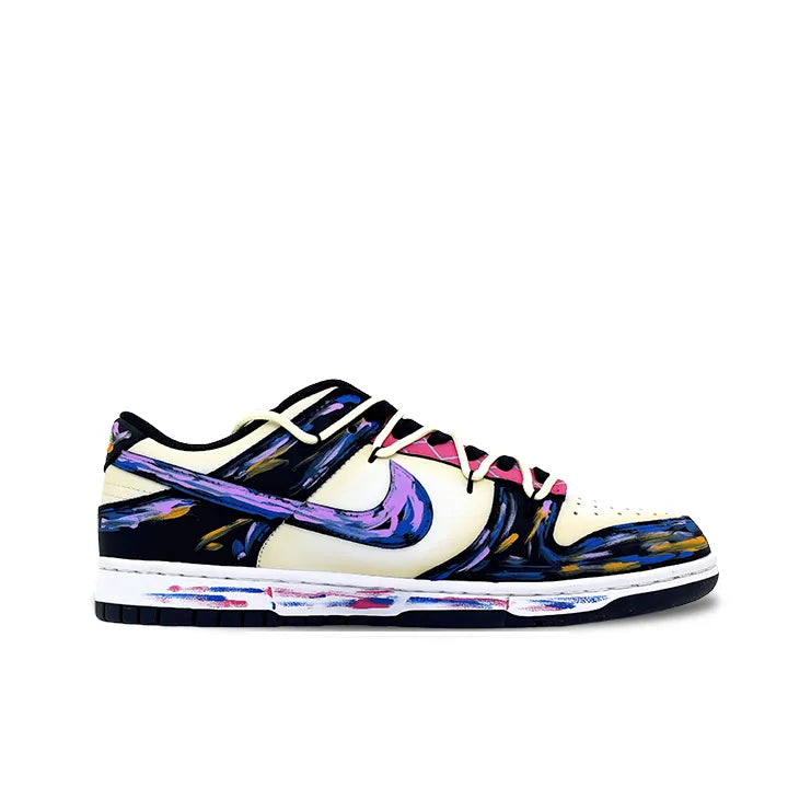 Death Sparks - Custom Dunk Low Unisex Street Graffiti Skateboarding Shoes