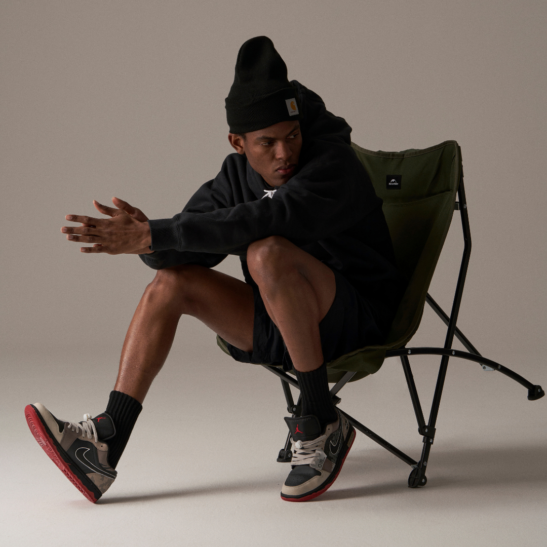 Sand Chase - Men's Jordan 1 Low Custom