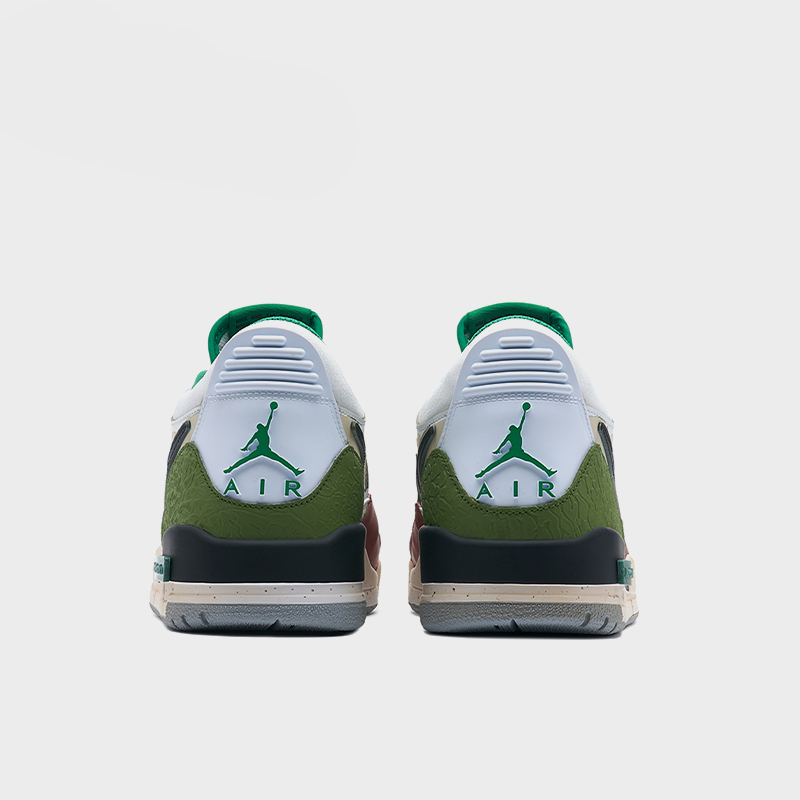 Snow on Winter Fields - Men's Jordan Legacy 312 Custom