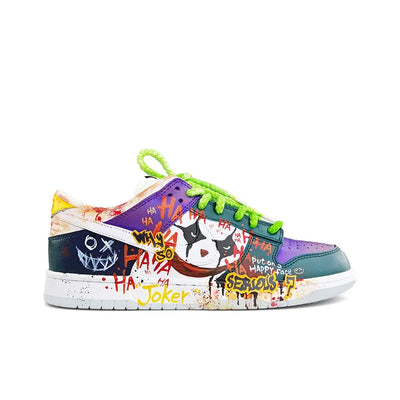 JOKER - Graffiti Hand-painted Mandarin Custom Dunk Low Unisex