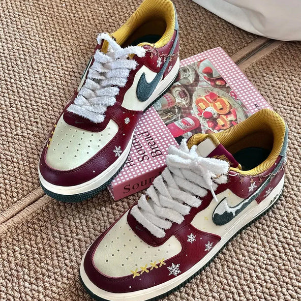 [Customized Christmas Sonata] Air Force 1 Low-top Shoes Unisex Sneakers