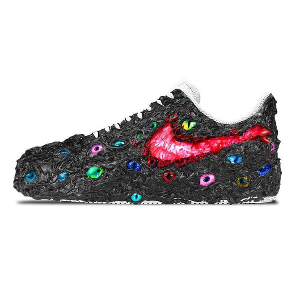 [Custom The female version of Angry Cthulhu is dark and special]  Air Force 1 Skateboarding Shoes Women's