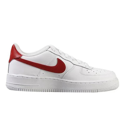[Custom Valentine's Day spray painting roses in red and white]  Air Force 1 Skateboarding Shoes Men Low-top White/Red