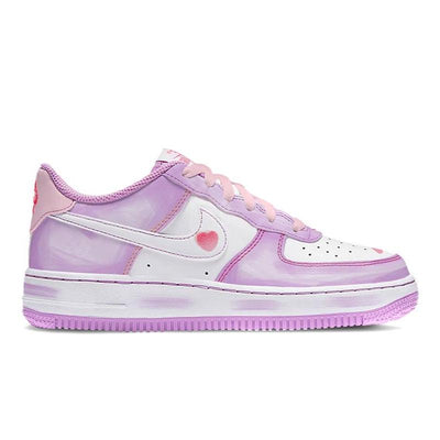 [Custom Sweet gummy candies for women in white and purple]  Air Force 1 Skateboarding Shoes Women's Low-top White/purple