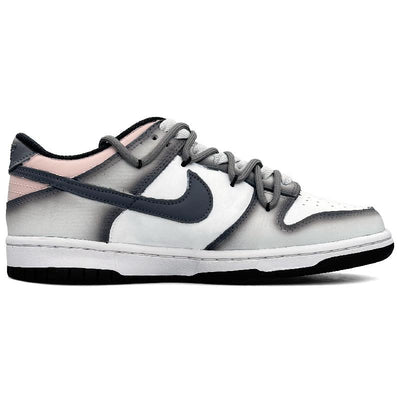 [Custom Valentine's Day]  Dunk Skateboarding Shoes Women's Low-top Gray/Pink