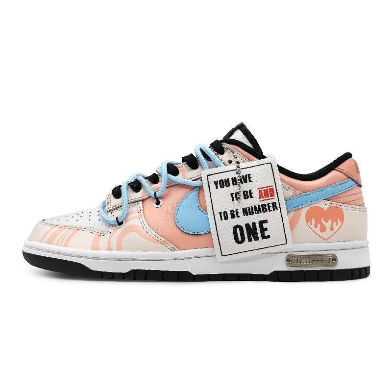 A Heart-Stirring Melody -  Dunk Skateboarding Shoes Women's Low-top Chalk White