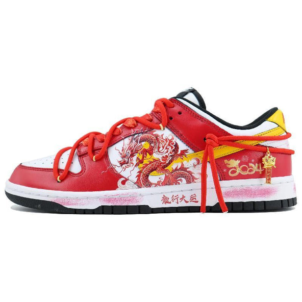 [Custom A woman with the great fortune of the Dragon]  Dunk Skateboarding Shoes Women's