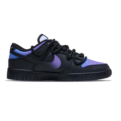 [Custom The demonic voice of a woman]  Dunk Skateboarding Shoes Women's Low-top Blue