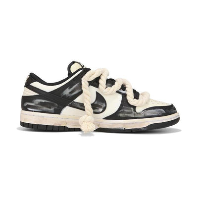 [Custom Distressed female pandas]  Dunk Skateboarding Shoes Women's