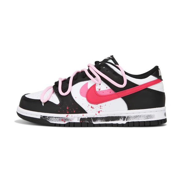 [Custom Women's pink double hooks]  Dunk Skateboarding Shoes Women's