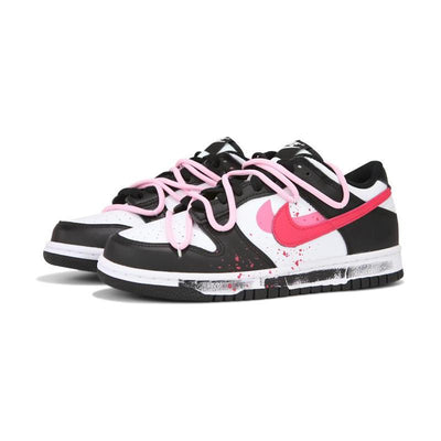 [Custom Women's pink double hooks]  Dunk Skateboarding Shoes Women's