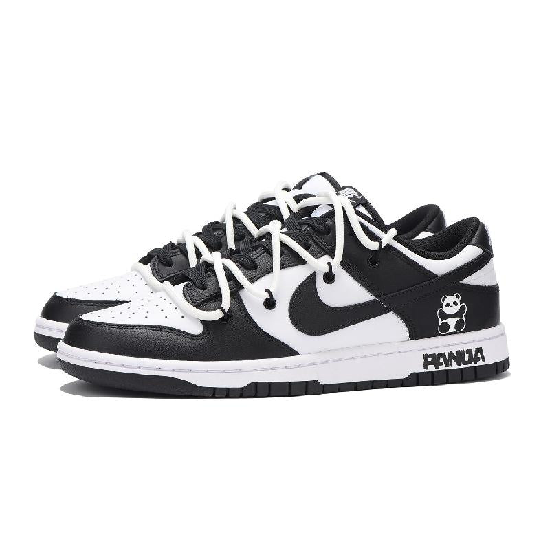 [Custom Female black and white Panda one]  Dunk Skateboarding Shoes Women's