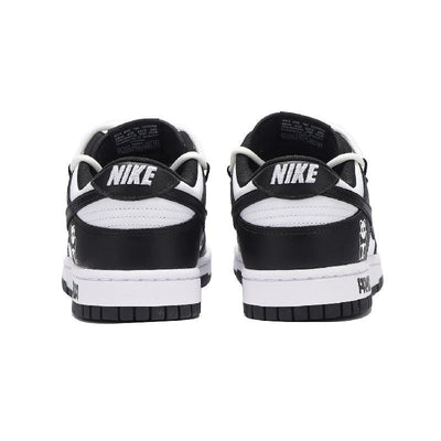 [Custom Female black and white Panda one]  Dunk Skateboarding Shoes Women's