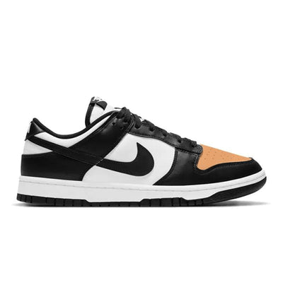 [Custom Orange panda]  Dunk Skateboarding Shoes Women's Low-top Black