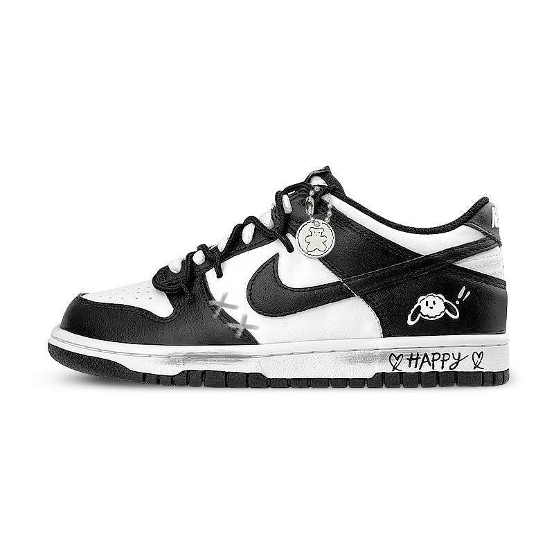 [Custom A happy puppy for women]  Dunk Skateboarding Shoes Women's
