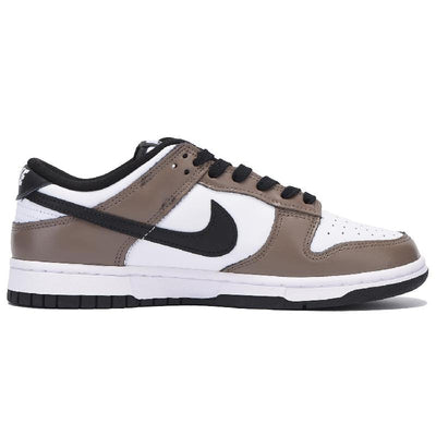 [Custom Women's pure brown bear Cat 6]  Dunk Skateboarding Shoes Women's Low-top White