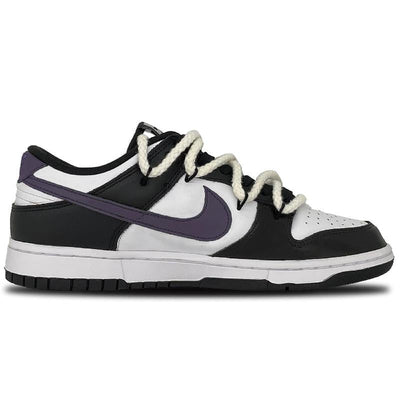 [Custom American black and purple SGS]  Dunk Skateboarding Shoes Women's