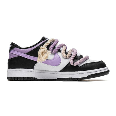[Custom Lavender panda]  Dunk Skateboarding Shoes Women's