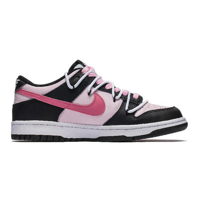 [Custom Strawberry Mafia]  Dunk Skateboarding Shoes Women's Low-top Black/pink