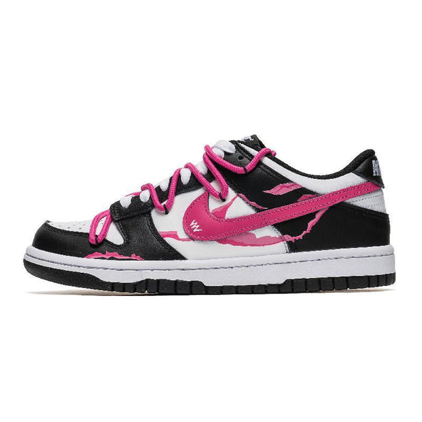 [Custom Team67 Women's Neuron Black Powder]  Dunk Skateboarding Shoes Women's