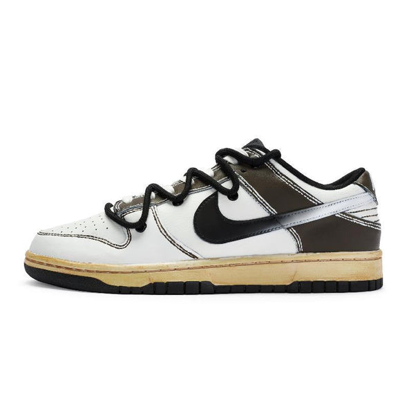 [Custom Cappuccino]  Dunk Skateboarding Shoes Low-top Palm Tree Unisex