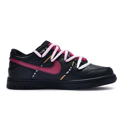 [Custom Motorcycle Fan]  Dunk Skateboarding Shoes Unisex Low-top Black