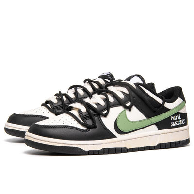 [Custom in a jungle forest setting]  Dunk Skateboarding Shoes Unisex