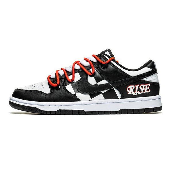 [Custom Checkerboard]  Dunk Skateboarding Shoes Unisex
