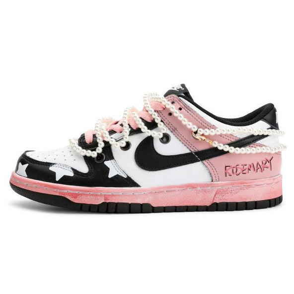 [Custom Star Pearl]  Dunk Skateboarding Shoes Unisex