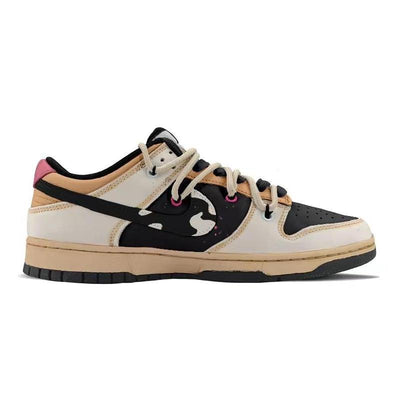 [Custom Female Pluto]  Dunk Skateboarding Shoes Women's Low-top Brown/Black