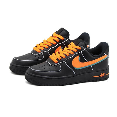 [Custom Small orange for men and women]  Air Force 1 Skateboarding Shoes Men