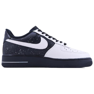 [Custom Wandering in the universe]  Air Force 1 Skateboard Shoes Unisex Low-Top Beige/Brown