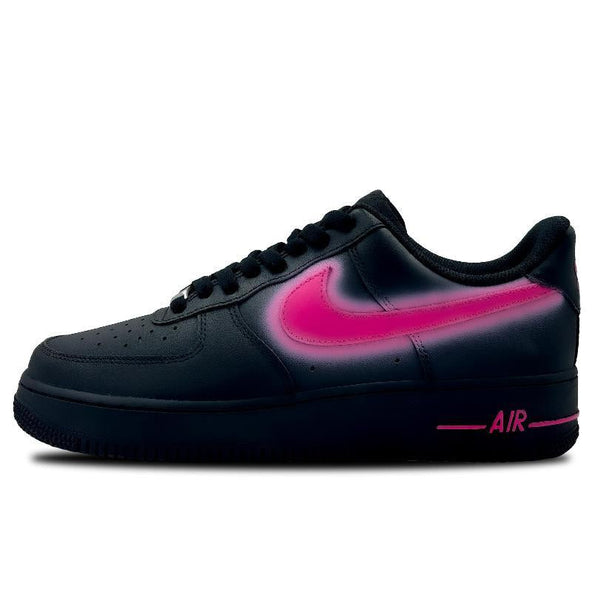 [Custom The Eiffel Tower]  Air Force 1 Skateboarding Shoes Unisex Low-top Pink
