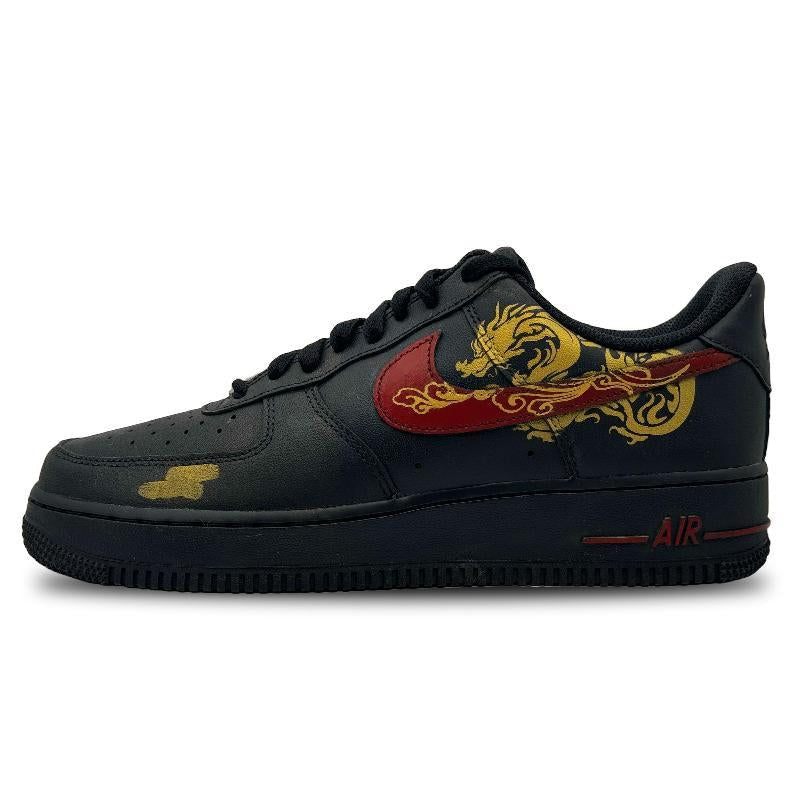 [Custom The auspicious dragon greets spring]  Air Force 1 Skateboarding Shoes Unisex