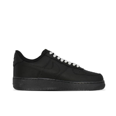 [Custom The pen flows like a dragon and a snake]  Air Force 1 Skateboard Shoes Unisex Low-Top Black/Red